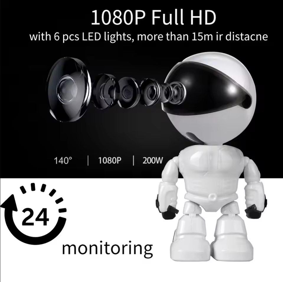 Smart Home Camera Ezviz - Smart Robot WiFi IP-camera 1080P HD
