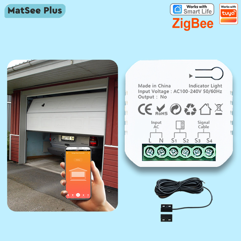 Smart Home Plus - Tuya Smart Life ZigBee garagedeuropener controller
