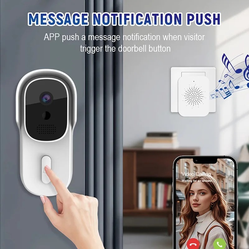 Smart Home Video - Tuya Smart Video Deurbel Tweeweg-intercom Mobiele