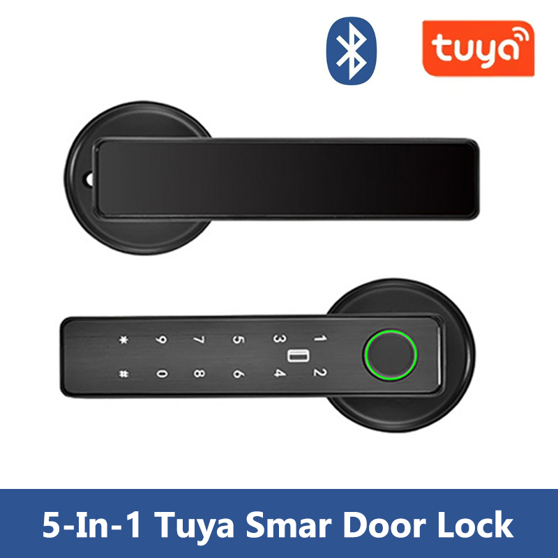 Smart Home Door Lock - Tuya Smart Deurslot Vingerafdruksloten Afstandsbediening App