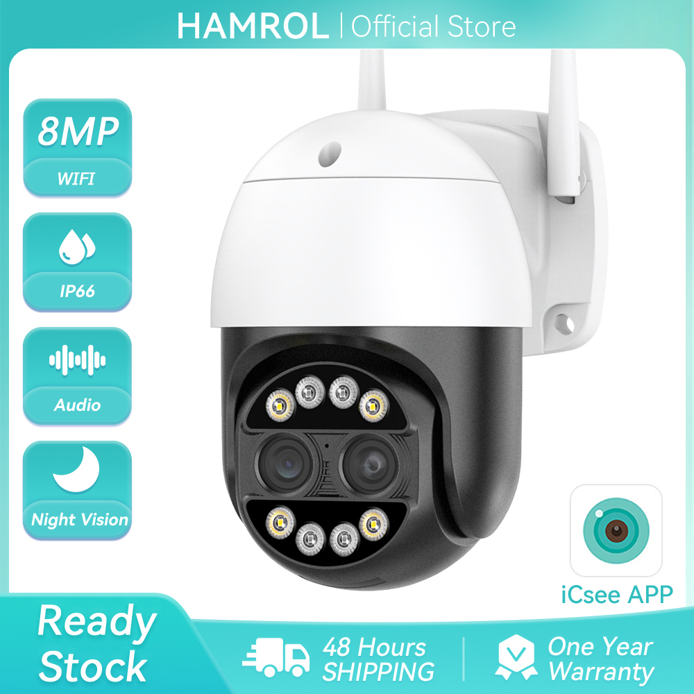 Smart Home Camera Ezviz - 8MP PTZ WIFI Camera Dubbele Lens