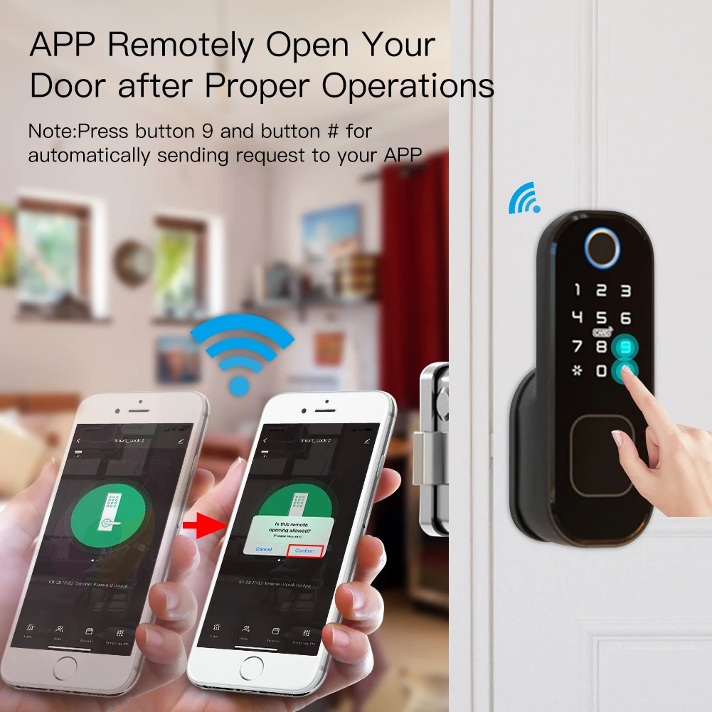 MOES WiFi Tuya Smart Lock Deur - Smart Home Door Lock recensie en prijs