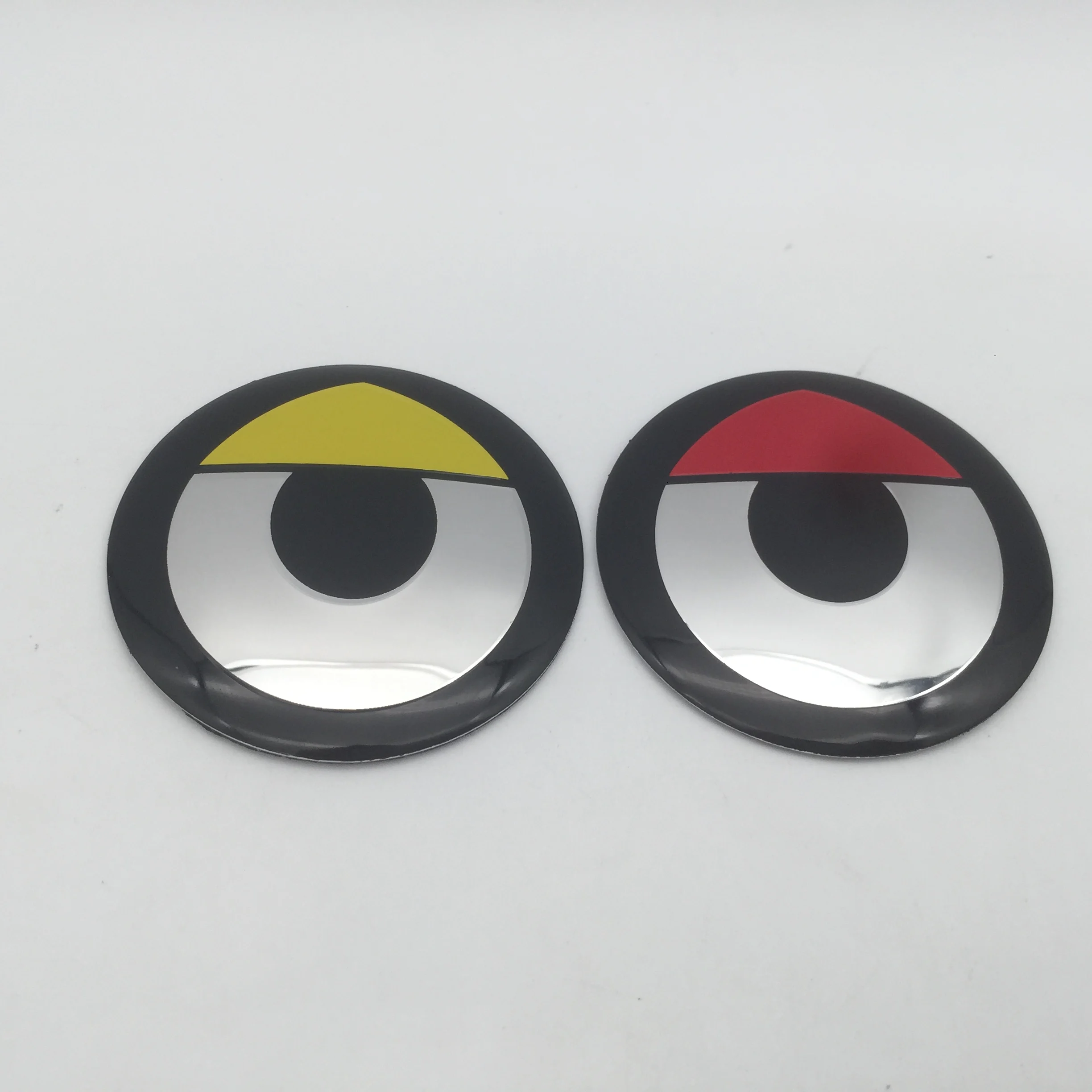 4 stuks 3D gele/rode stickers  - Smart Home Yellow recensie en prijs