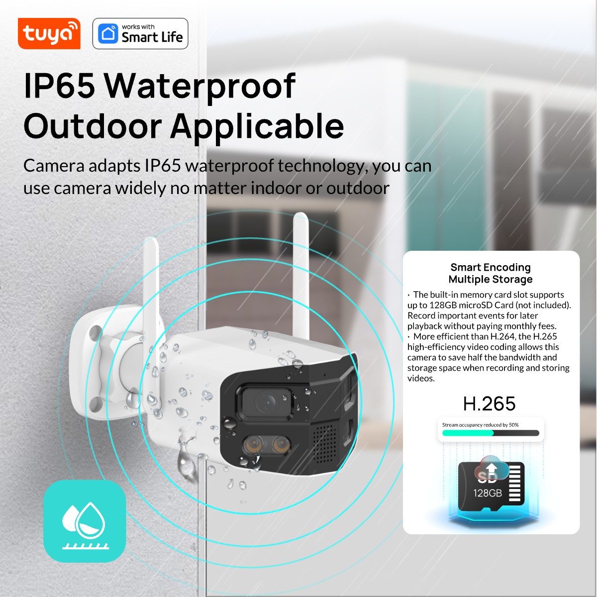 Tuya Smart 4MP 2.5K Dubbele Le - Smart Home Camera Ezviz recensie en prijs