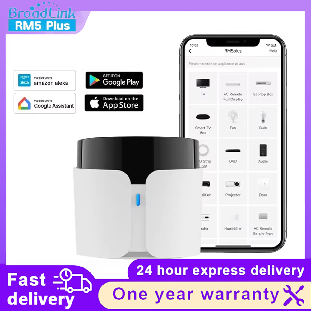 BroadLink RM5 Plus WiFi IR Sma - Smart Home Plus recensie en prijs